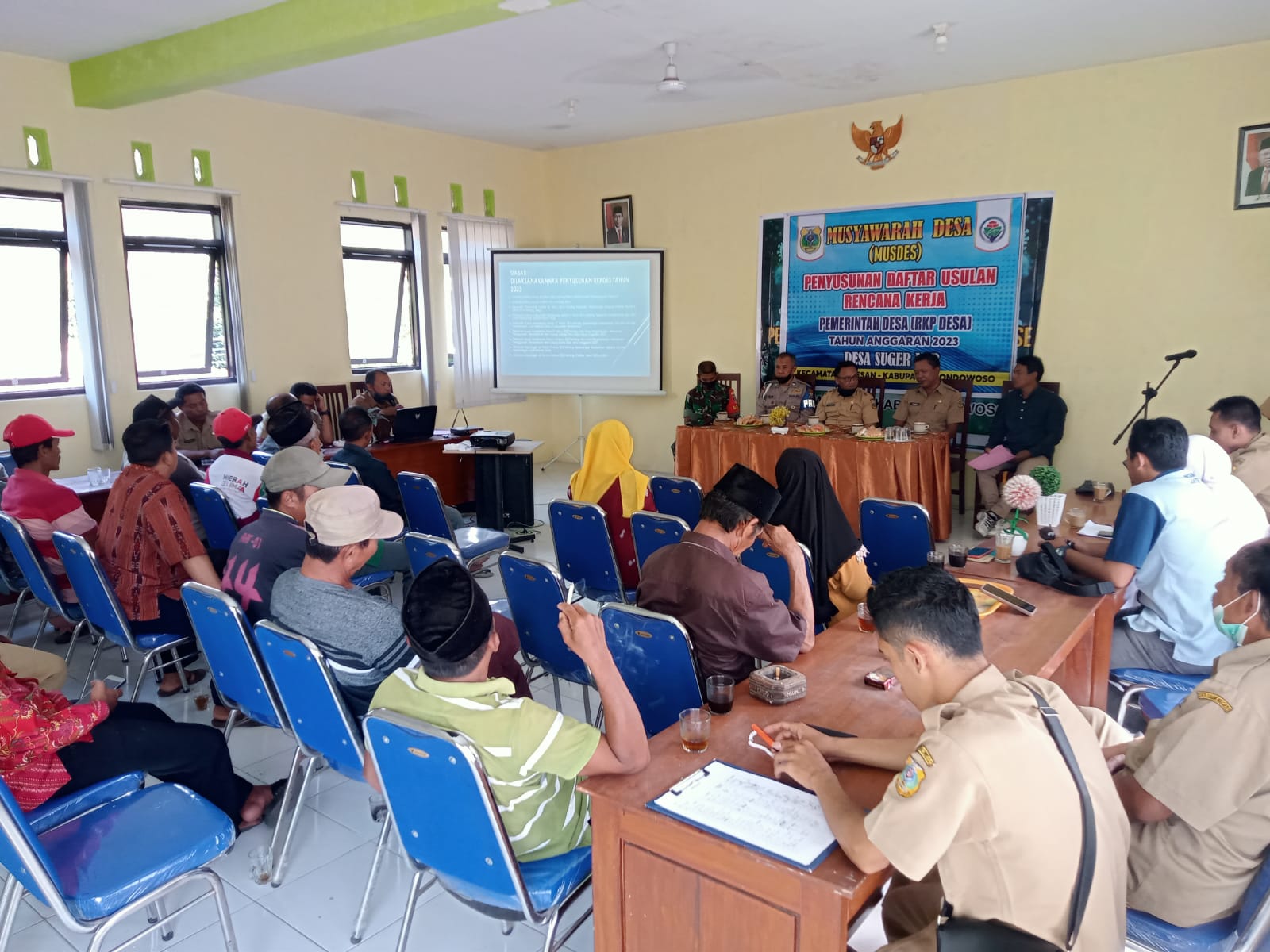 MUSDES PENYUSUNAN RKP DESA, BERJALAN DINAMIS.