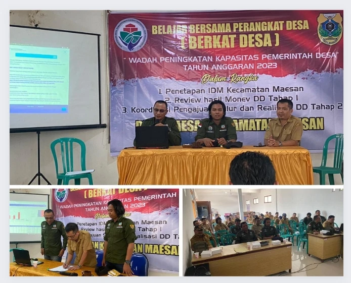 TAHUN 2023, KOMPOSISI STATUS IDM DESA KECAMATAN MAESAN BERUBAH..?!