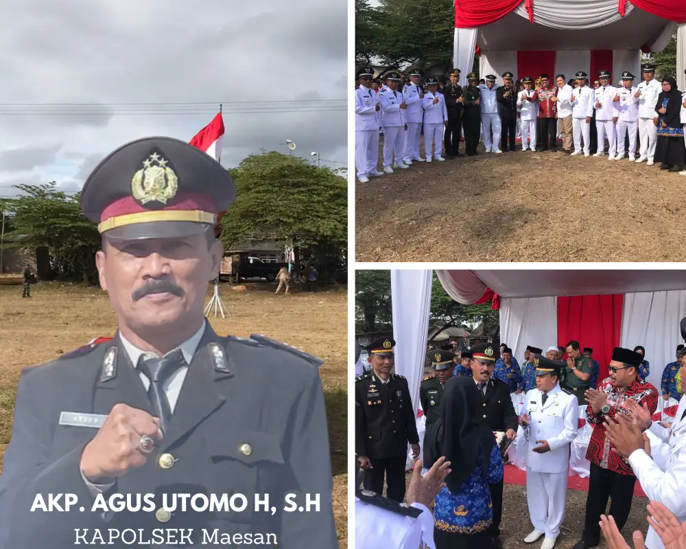 DUA KEPALA DESA TERLIBAT PERKELAHIAN USAI UPACARA BENDERA HUT RI KE 78 KECAMATAN MAESAN.  ADA APA….?!