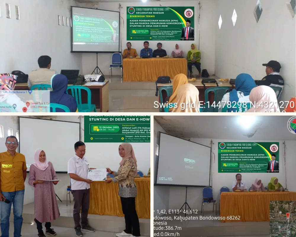 KADER PEMBANGUNAN MANUSIA (KPM) ANTUSIAS IKUTI BIMTEK e-HDW