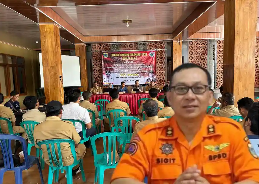 Plt. KEPALA DINAS DPMD BONDOWOSO, APRESIASI KEGIATAN BERKAT DESA DI KECAMATAN MAESAN