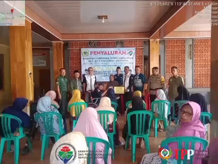 Penyaluran BLT DD Kemiskinan Ekstrem Tahap 3 Tahun 2025 Desa Maesan